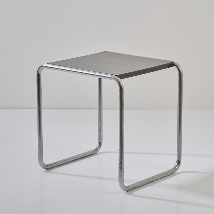Bild 1 zu Objekt, Hocker 'B 9', 1925/26 (Entwurf), Marcel Breuer, Thonet, Frankenberg, 178B 512