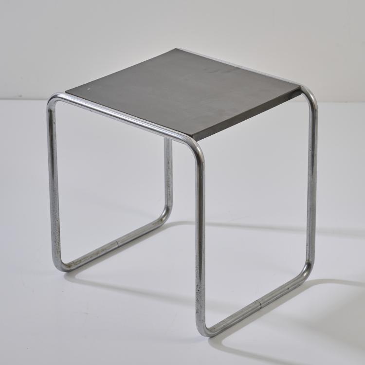 Bild 2 zu Objekt, Hocker 'B 9', 1925/26 (Entwurf), Marcel Breuer, Thonet, Frankenberg, 178B 512