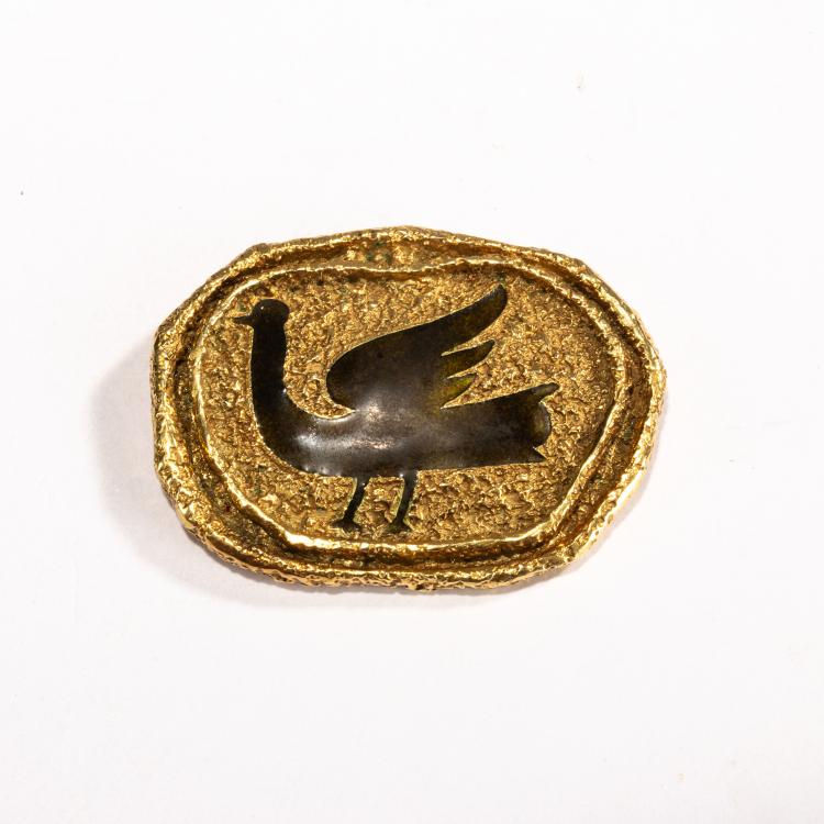 Bild 3 zu Objekt, Brosche 'Procris', 1960er Jahre, Georges Braque, De L&ouml;wenfeld, Heger / Bondt, Jean-Thierry, 178C 954