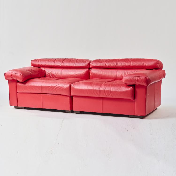 Hauptbild zu Objekt, 'Erasmo' sofa, c. 1973, Afra Scarpa,Tobia Scarpa, B&B Italia, Mailand / Milan, 177A 380