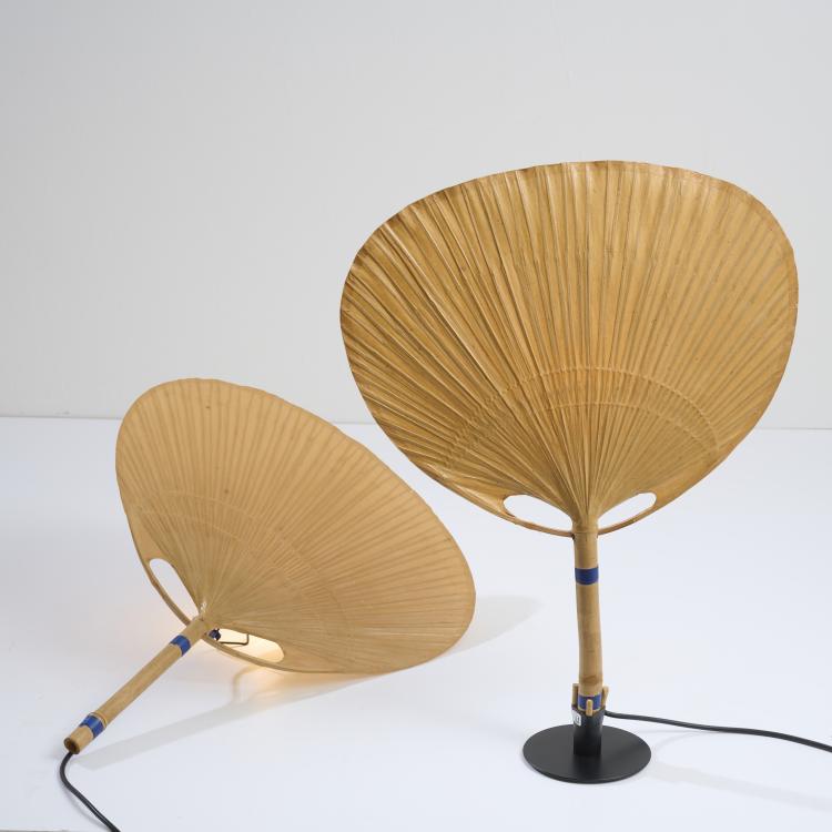 Hauptbild zu Objekt, Two wall lights 'Uchiwa III', 1973, Ingo Maurer, Design M, Maurer, Ingo, M&uuml;nchen / Munich, 178B 831