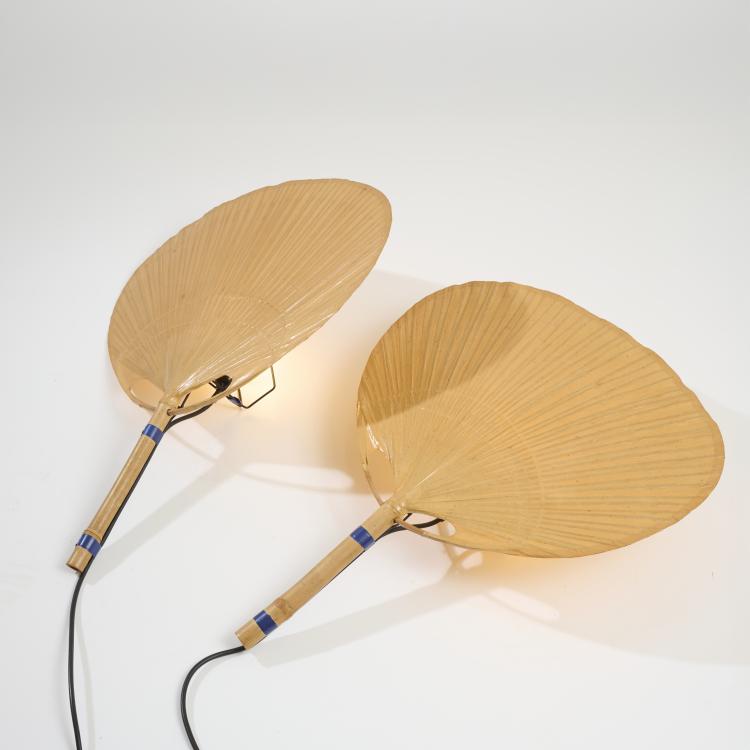 Bild 2 zu Objekt, Two wall lights 'Uchiwa III', 1973, Ingo Maurer, Design M, Maurer, Ingo, M&uuml;nchen / Munich, 178B 831
