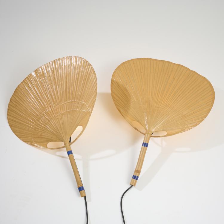 Bild 3 zu Objekt, Two wall lights 'Uchiwa III', 1973, Ingo Maurer, Design M, Maurer, Ingo, M&uuml;nchen / Munich, 178B 831