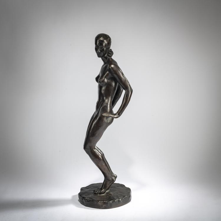 Bild 1 zu Objekt, Bronze figure 'Dancer', 1936, Fritz Klimsch, Strassacker, S&uuml;ssen, 178A 235