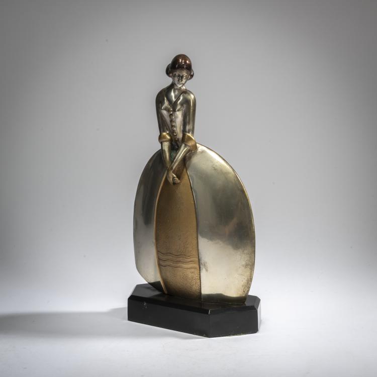 Bild 1 zu Objekt, Bronze figure 'Dancer', c. 1930, Ghanu Gantcheff, Guillard, Marcel, Asni&egrave;res, 178A 234