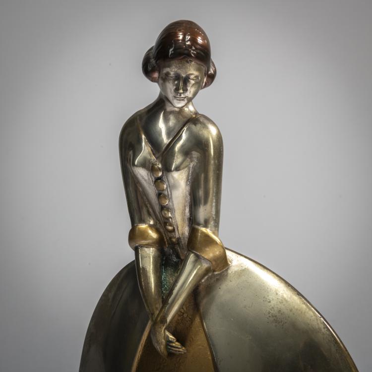 Bild 2 zu Objekt, Bronze figure 'Dancer', c. 1930, Ghanu Gantcheff, Guillard, Marcel, Asni&egrave;res, 178A 234