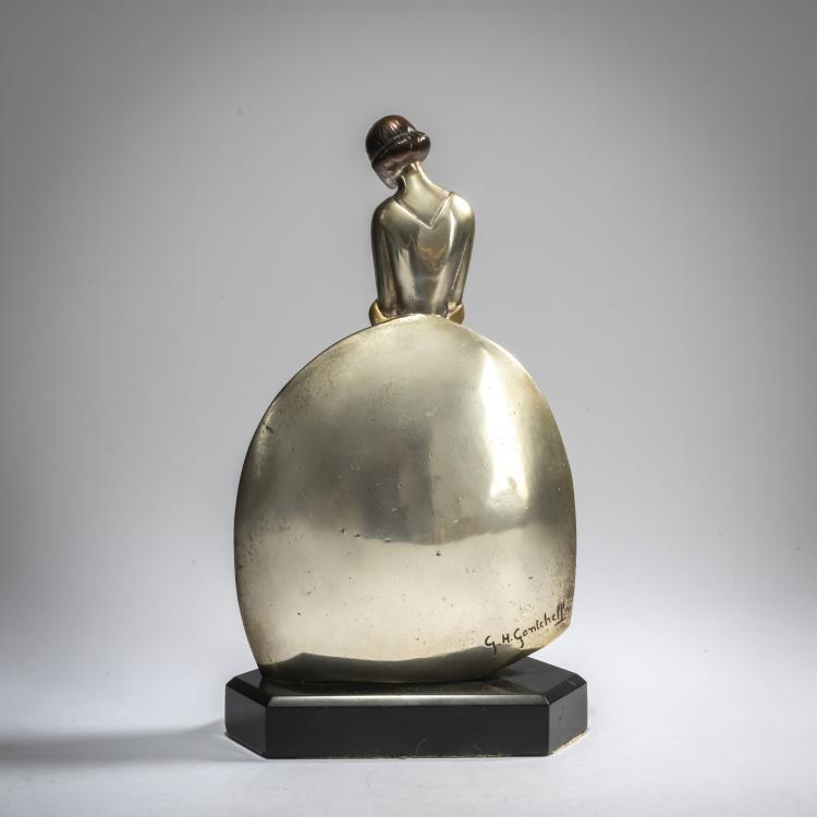 Bild 3 zu Objekt, Bronze figure 'Dancer', c. 1930, Ghanu Gantcheff, Guillard, Marcel, Asni&egrave;res, 178A 234