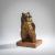 Bronze figure 'Eagle owl', c. 1900