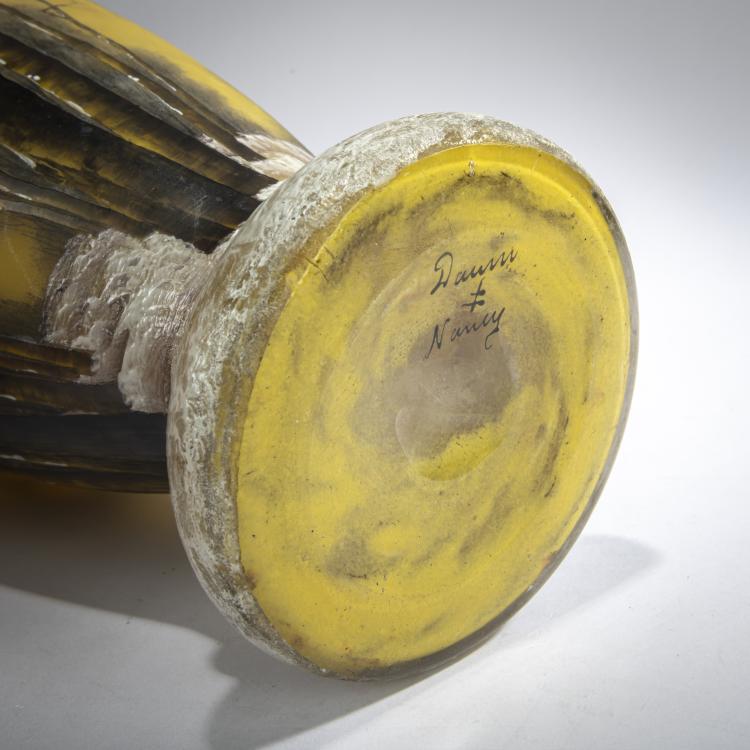 Bild 3 zu Objekt, Tall Vase 'Cr&eacute;puscule neige' or 'Paysage hiver', c. 1902, Daum Fr&egrave;res, Nancy, 178A 10