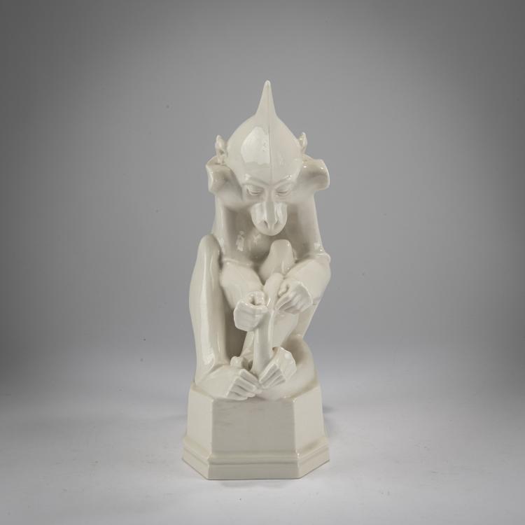 Bild 1 zu Objekt, 'Helmaffe', 1919/20, Anton Puchegger, Schwarzburger Werkst&auml;tten f&uuml;r Porzellankunst, Unterweissbach, 178A 306