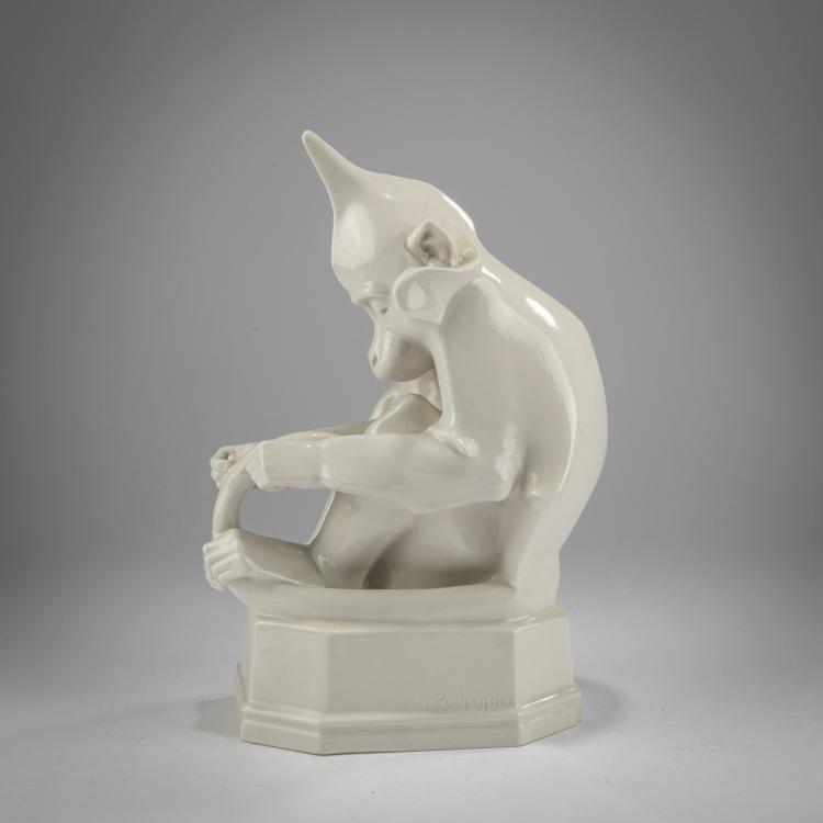 Bild 2 zu Objekt, 'Helmaffe', 1919/20, Anton Puchegger, Schwarzburger Werkst&auml;tten f&uuml;r Porzellankunst, Unterweissbach, 178A 306