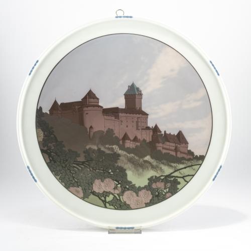 Decorative plate 'Hoh-Koenigsburg', 1909