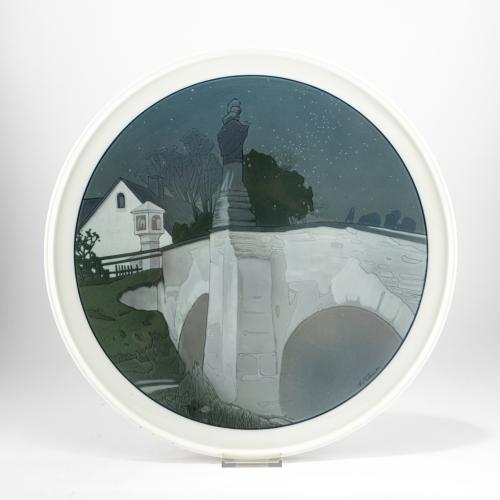 Decorative plate 'St. Nepomuk Bridge', 1909
