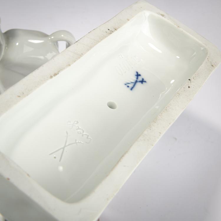 Bild 2 zu Objekt, Zwei 'Leuchterreiter', 1918/19, Gerhard Marcks, Meissen, StPM, 178A 334