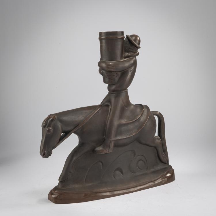 Bild 1 zu Objekt, 'Candle Rider', 1918/19, Gerhard Marcks, Meissen, StPM, 178A 376