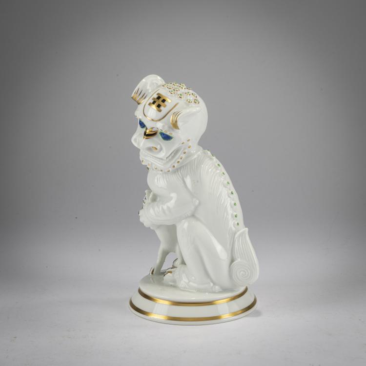 Bild 1 zu Objekt, 'Fo Dog', 1927, Grete Zsch&auml;bitz, Rosenthal, Selb, 178A 298