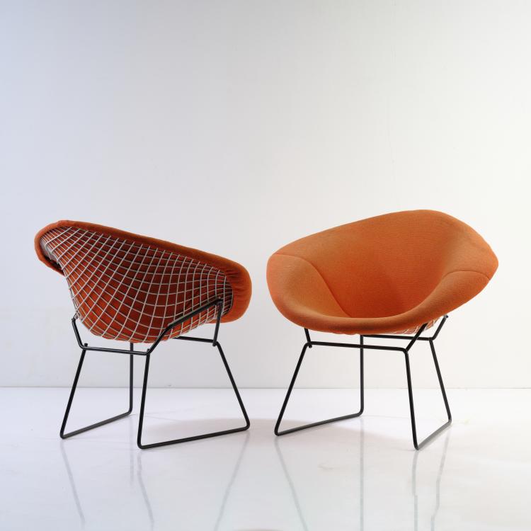 Bild 3 zu Objekt, Two armchairs 'Diamond - 422', 1952, Harry Bertoia, Knoll International, New York, 178B 663