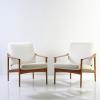 Two armchairs, around 1960