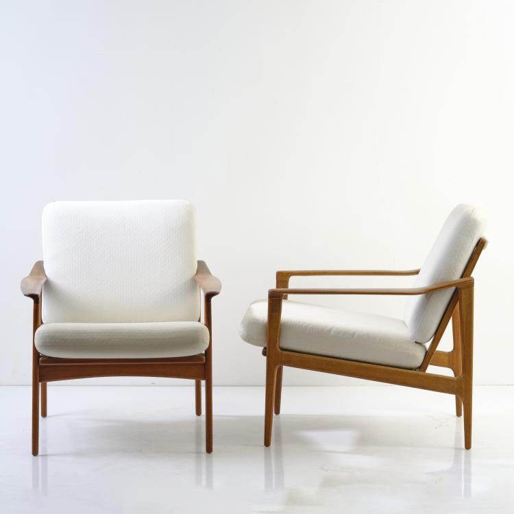 Bild 1 zu Objekt, Zwei Armlehnsessel, um 1960, D&auml;nemark / Denmark, 178B 721