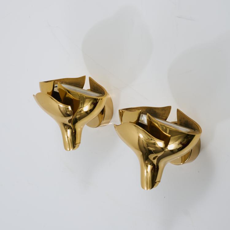 Bild 1 zu Objekt, Paar Wandleuchten, 1980er Jahre, Fratelli Martini, Concordia, 178B 874