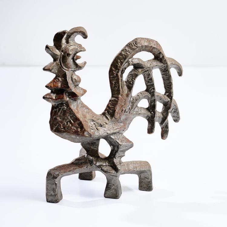 Hauptbild zu Objekt, Kaminbock 'Feuerhahn', 1960er Jahre, Olle Hermansson, Husquarna, J&ouml;nk&ouml;ping, 178B 750