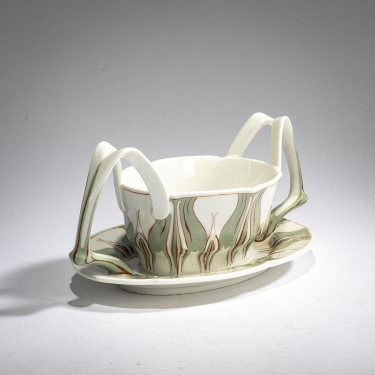 Bild 1 zu Objekt, Sauciere 'Krokus', 1896, Konrad Hentschel, Meissen, KPM, 178A 325