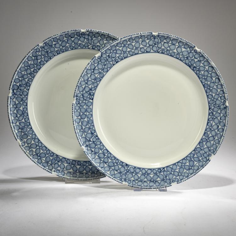 Bild 1 zu Objekt, Zwei Speiseteller, 1903/04, Richard Riemerschmid, Meissen, KPM, 178A 331