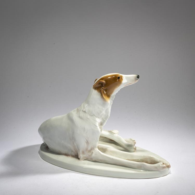 Bild 2 zu Objekt, 'Russisches Windspiel', 1930, Paul Walther, Meissen, StPM, 178A 289