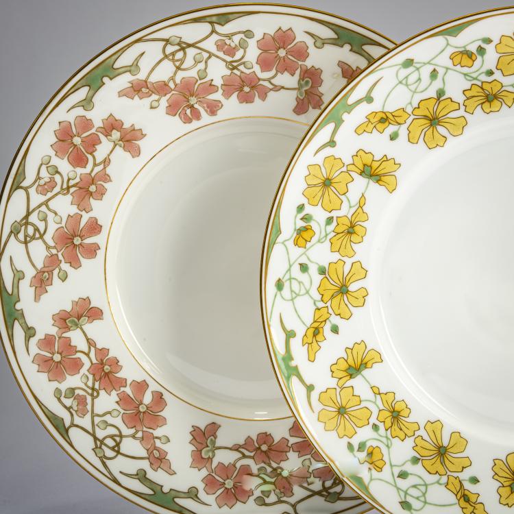 Bild 1 zu Objekt, Zwei Speiseteller, 1897, S&egrave;vres, Manufacture Nationale de, 178A 341