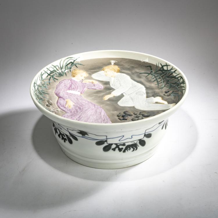 Hauptbild zu Objekt, Unikat-Tafelaufsatz, 1899-1902, Ingeborg Plockross Irminger, Bing & Gr&oslash;ndahl, Kopenhagen / Copenhagen, 178A 314