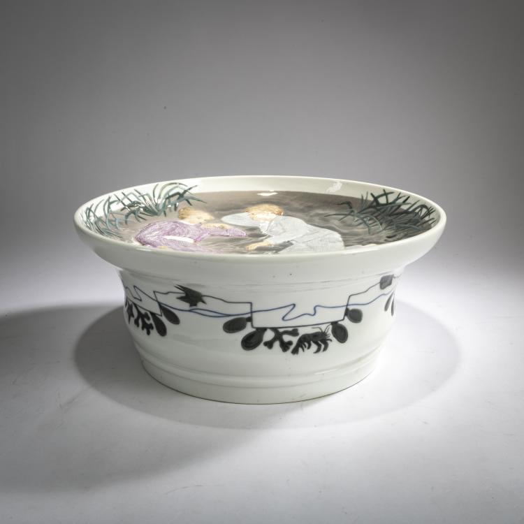 Bild 1 zu Objekt, Unikat-Tafelaufsatz, 1899-1902, Ingeborg Plockross Irminger, Bing & Gr&oslash;ndahl, Kopenhagen / Copenhagen, 178A 314