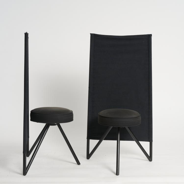 Bild 1 zu Objekt, Two 'Miss Wirt' chairs, 1982, Philippe Starck, Disform, Barcelona, 178B 634