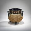 Vase with three handles 'Lambeth Cauldron' - 'Gold Swirls', 1904