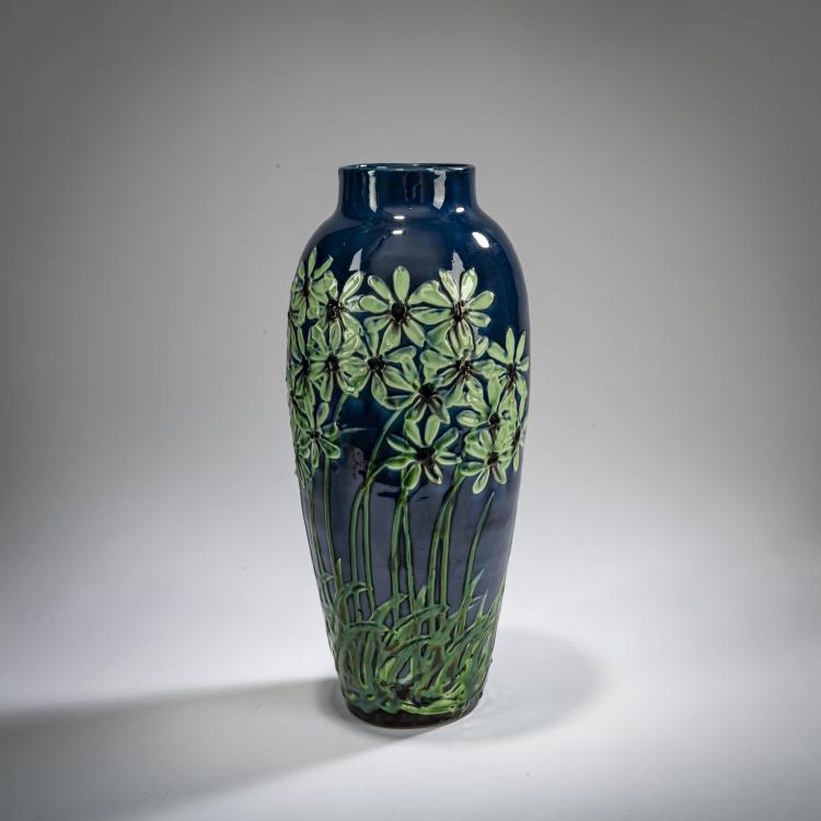 Hauptbild zu Objekt, Vase 'Sternblumen', um 1900, Max Laeuger, Laeuger, Max, Kandern, 178A 368