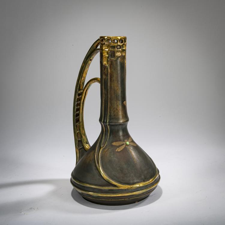 Bild 2 zu Objekt, Jug 'Dragonflies', c. 1904, Paul Dachsel, Dachsel, Paul, Turn-Teplitz / Trnovany-Teplice, 178A 384