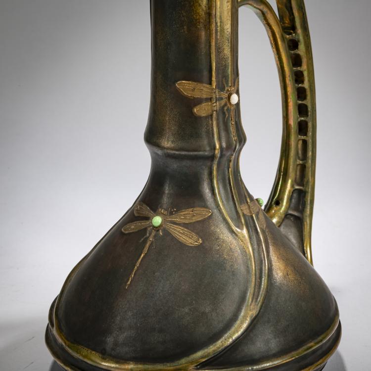 Bild 3 zu Objekt, Jug 'Dragonflies', c. 1904, Paul Dachsel, Dachsel, Paul, Turn-Teplitz / Trnovany-Teplice, 178A 384