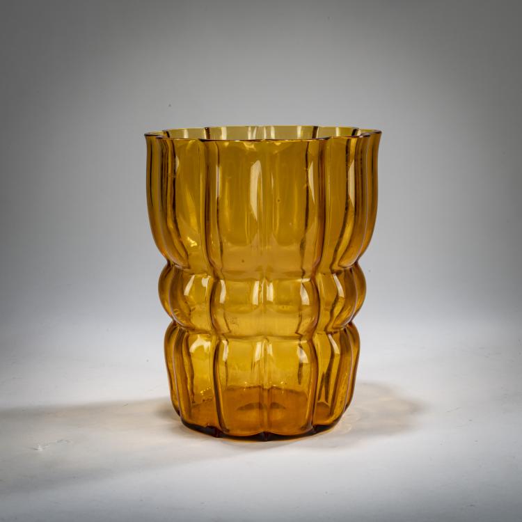 Bild 1 zu Objekt, Hohe Vase, um 1922, Josef Hoffmann, Moser, Ludwig, Karlsbad / Karlo Vyvary, 178A 203