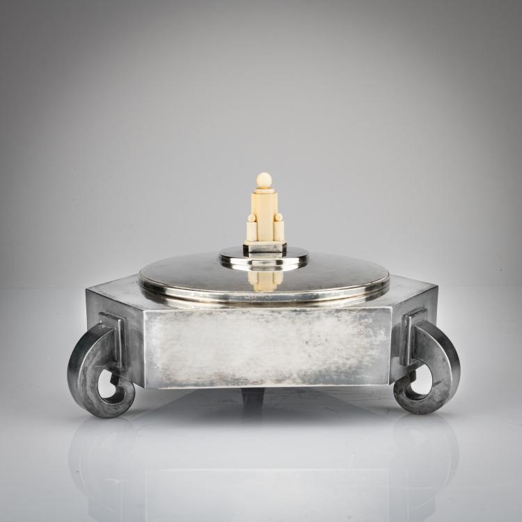 Bild 2 zu Objekt, Box with ivory knob, c. 1930, Wilhelm Schulze, BWKS Bremer Werkst&auml;tten, 180B 418