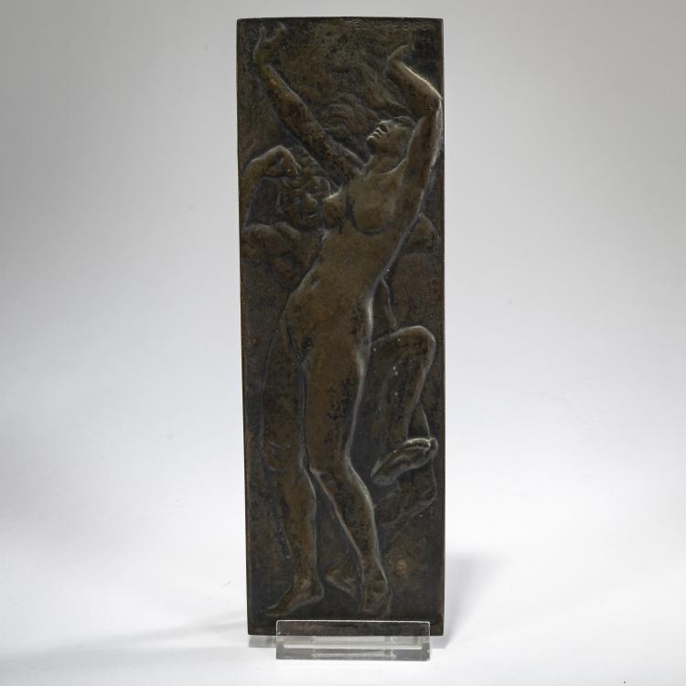 Hauptbild zu Objekt, Relief 'Satyr and Nymph', c. 1930, Felix Pfeifer, 178A 243