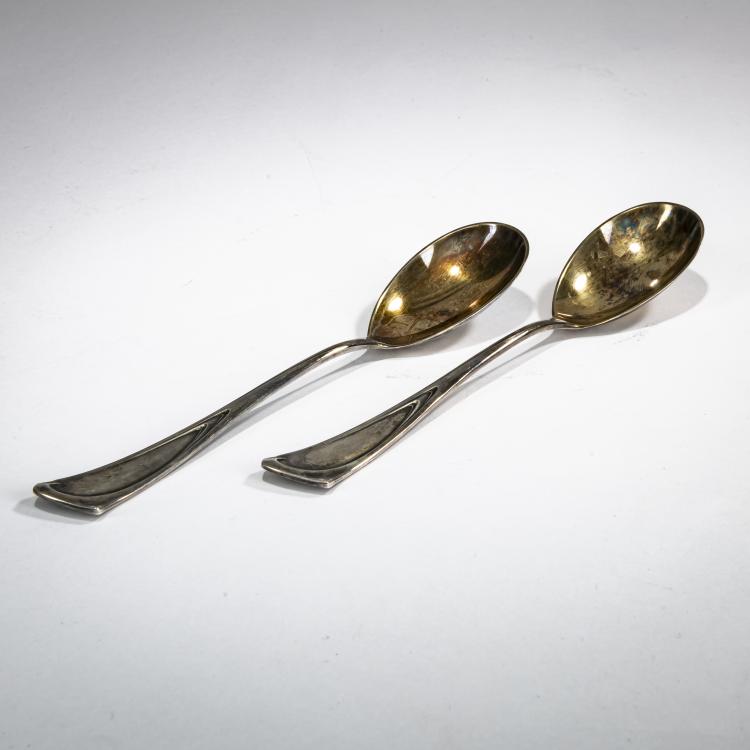 Bild 1 zu Objekt, Zwei Vorlegel&ouml;ffel '27100', 1902-05, Koch & Bergfeld, Bremen, 178A 465