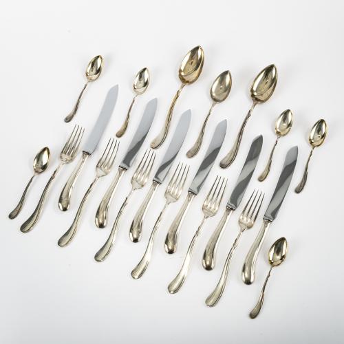 21-piece cutlery 'Tulip pattern', 1898/98