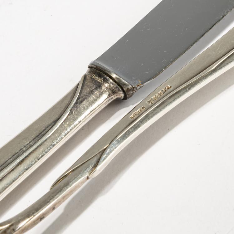 Bild 2 zu Objekt, 21-teiliges Besteck 'Tulpenmuster', 1898/98, Heinrich Vogeler, Wilkens & S&ouml;hne /Sons, Bremen, 178A 472