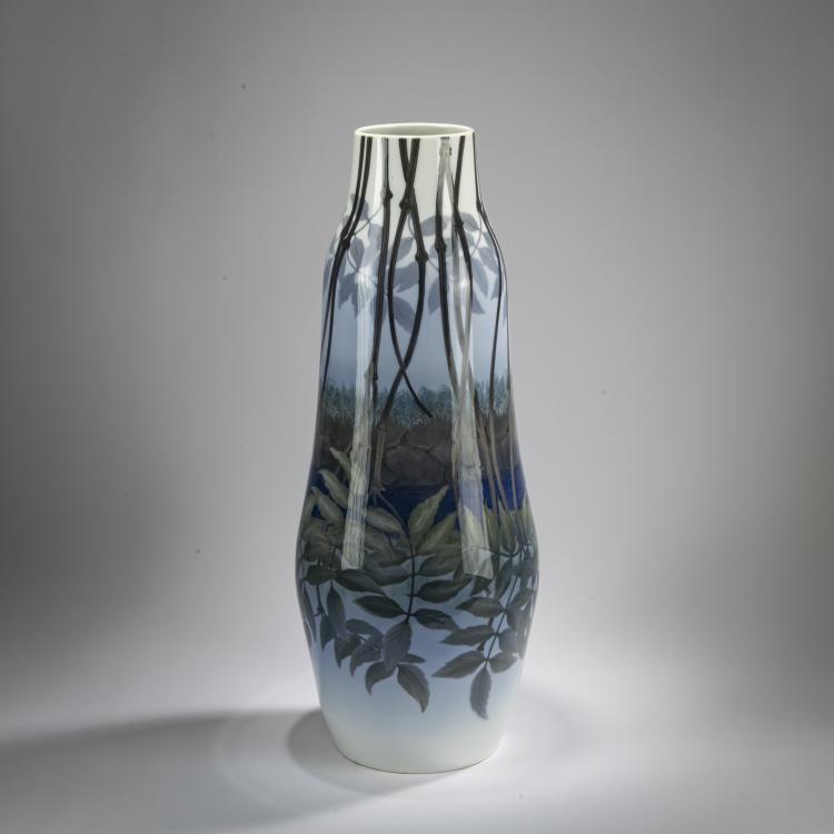 Hauptbild zu Objekt, Unikat-Bodenvase, 1904, Jenny Meyer, Kopenhagen, KPM / Royal Copenhagen, 178A 321