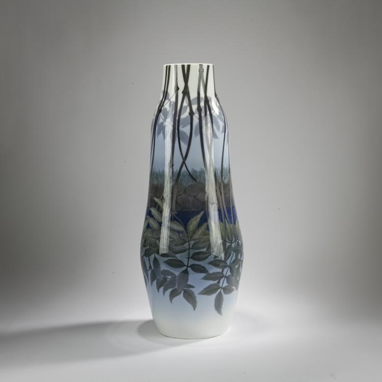 Bild 1 zu Objekt, Unikat-Bodenvase, 1904, Jenny Meyer, Kopenhagen, KPM / Royal Copenhagen, 178A 321
