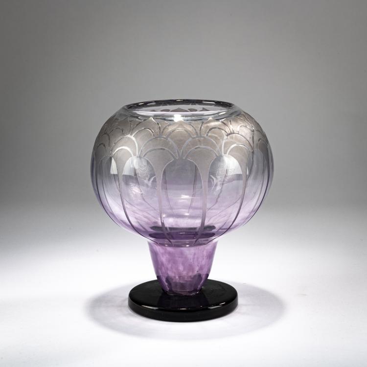 Hauptbild zu Objekt, Fu&szlig;vase, 1929-33, Schneider, Epinay-sur-Seine, 178A 172