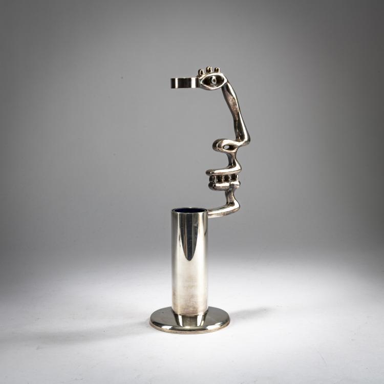 Bild 1 zu Objekt, Candlestick 'Bougeoir Profil', c. 1996, Andrea Branzi, Cleto Munari, 178B 578