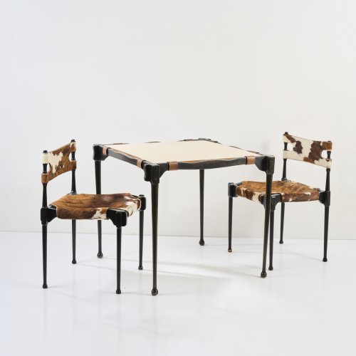 Two 'Montreal' chairs and a table, 1967