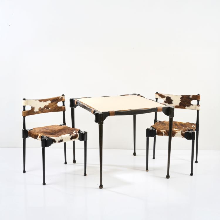 Bild 2 zu Objekt, Zwei Stapelst&uuml;hle und ein Tisch 'Montreal', 1967, Frei Otto, Karl Fr&ouml;scher & Co., Steinheim/Murr, 178B 746