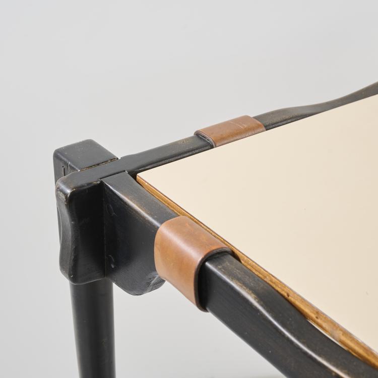 Bild 6 zu Objekt, Zwei Stapelst&uuml;hle und ein Tisch 'Montreal', 1967, Frei Otto, Karl Fr&ouml;scher & Co., Steinheim/Murr, 178B 746