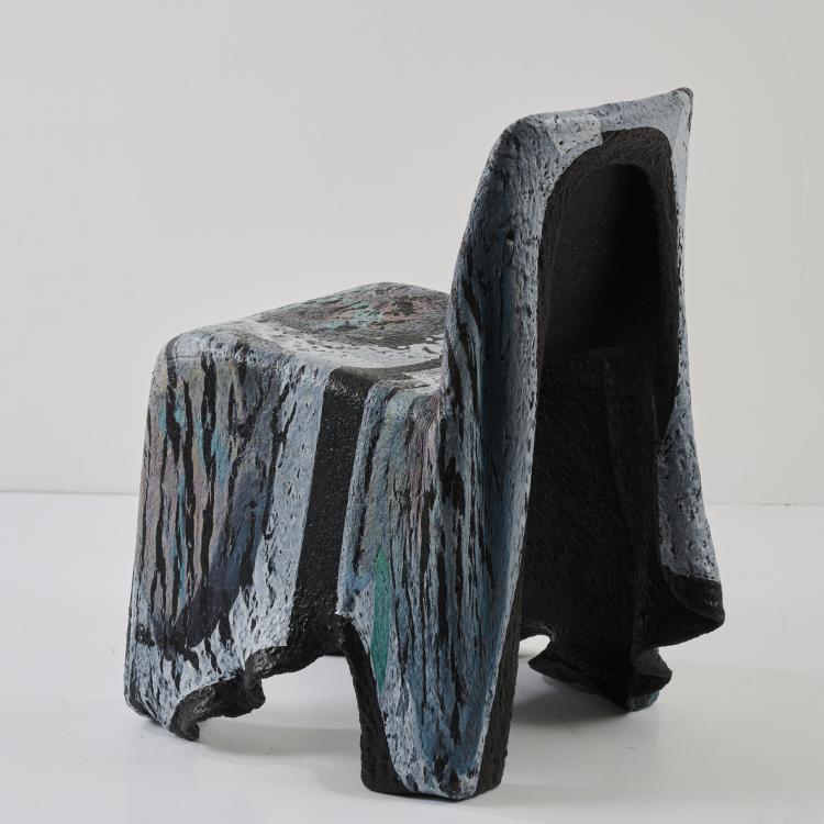 Bild 3 zu Objekt, Chair 'Benetton - Oliviero Toscani, c. 1994, Beata B&auml;r,Hartmut Knell,Gerhard B&auml;r, B&auml;r & Knell, Bad Wimpfen, 178B 905